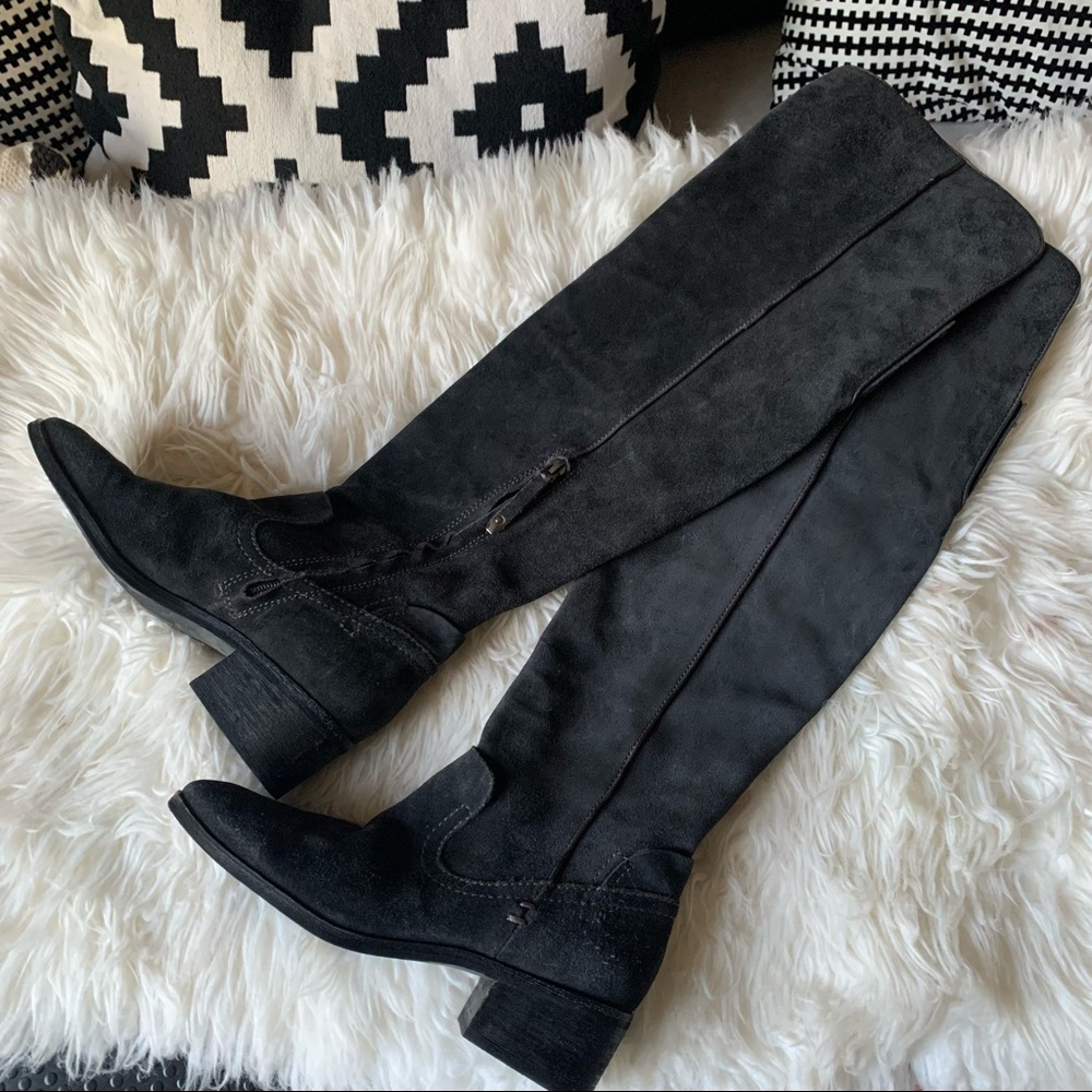 DOLCE VITA KITT GREY SUEDE OVER THE KNEE BOOT | 6.5